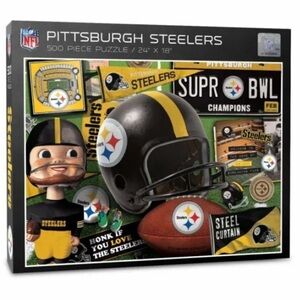 NFL Retro 500 Piece Puzzle Steelers NEW